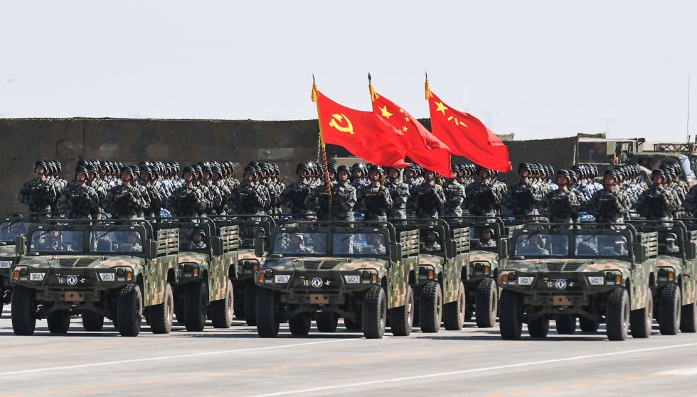 Increasingly stronger: China's armed forces, the People's Liberation Army, are getting stronger.  Photo: Agence France-Presse / NTB