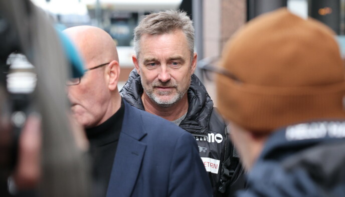 Against termination: Clas Brede Bråthen on his way to a discussion meeting with the Ski Association in Aker Brygge on Thursday.  Photo: Ørn E. Borgen / NTB