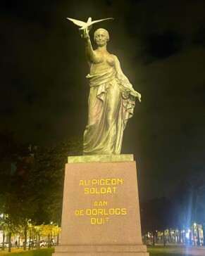 Common Country: Belgium's different regions differ on a lot, but they agree to honor the mission's war pigeons efforts with a separate memorial.