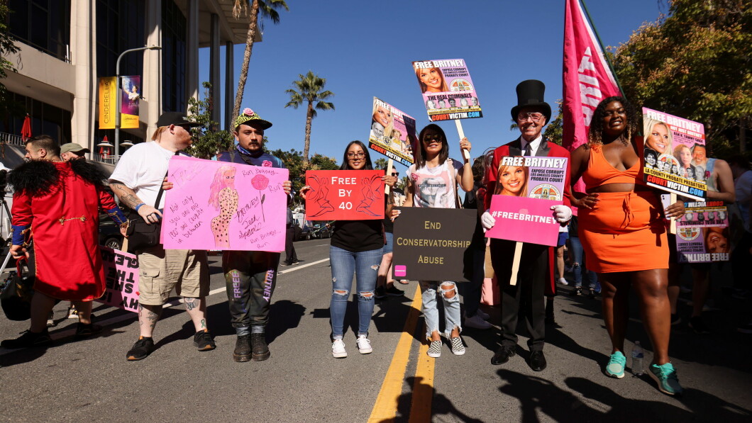 Support: Fans gathered outside the Stanley Mosque District Court for the hearing.  Photograph: Mike Blake/Reuters