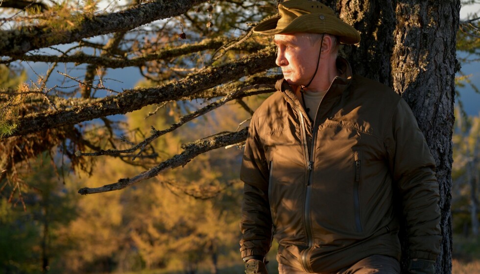 Also a friend of nature: Vladimir Putin in September this year, at his annual photo session in nature.  Photo: AP/NTB