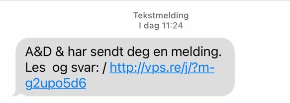 Don't click: Telenor warns Norwegian mobile customers.  Photo: TV 2