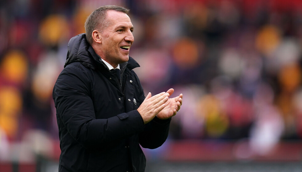 Male: Brendan Rodgers, Leicester manager.  Photo: PA