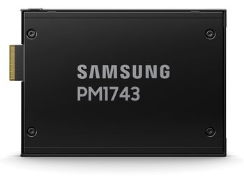 The Samsung PM1743 SSD will likely go on sale in the spring.