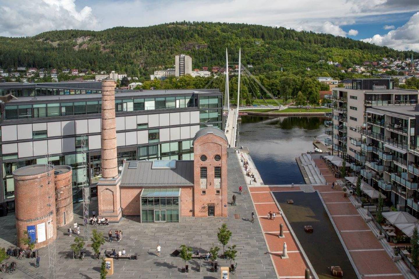 Campus at Southeastern Norwegian University (USN), Drammen.