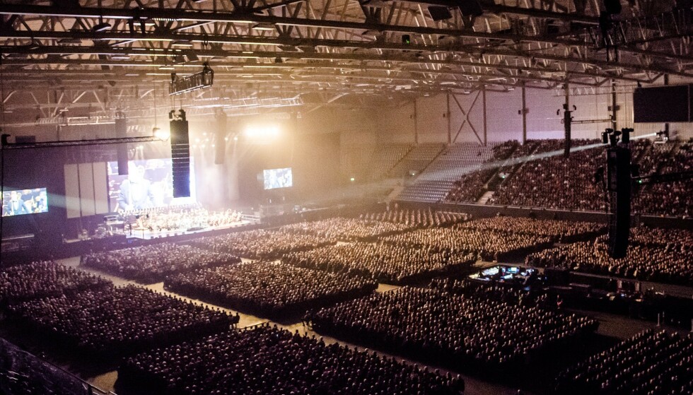 Max 200: With an area of ​​more than 10,000 square metres, Telenor Arena is still only allowed to accommodate 200 guests at events under the new rules.  Photo: Telenor Arena