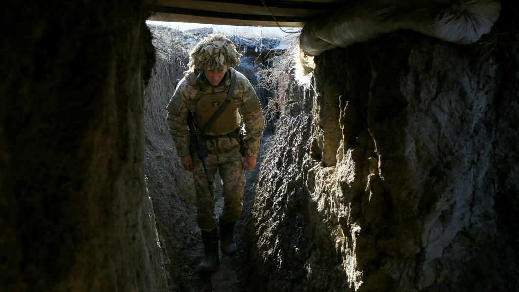 Soldiers: Soldiers from Ukraine on the front line on the border with Russia.  The photo was taken on January 8, 2022, and was taken near Avdiivka in the Donetsk region, Ukraine. Photo: AFP / ANATOLII STEPANOV / NTB