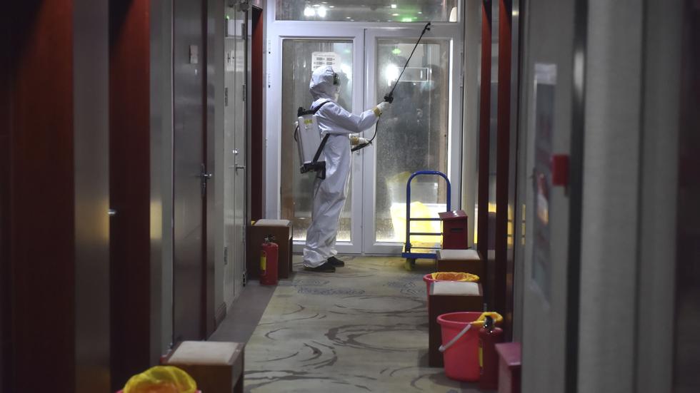 Despite the hotel's strict rules and good infection control procedures, infection managed to happen.  Photo: Chen Zhonghao / AP / NTB