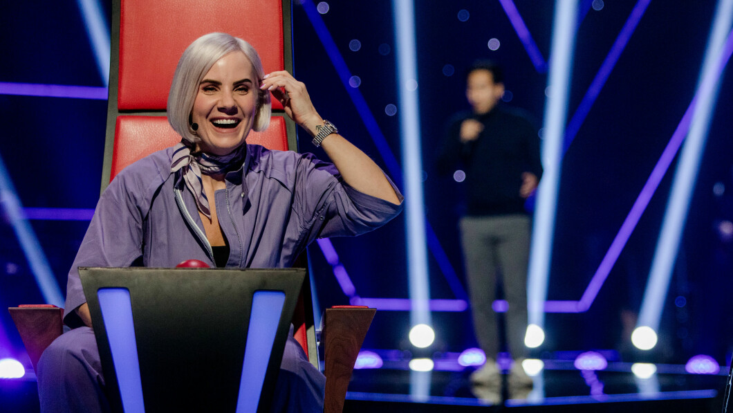 Mentor: Ina Wroldsen loves her job as a teacher at The Voice and is looking forward to seeing her singing talents blossom.  Photo: Robert Dreier Holland / TV 2