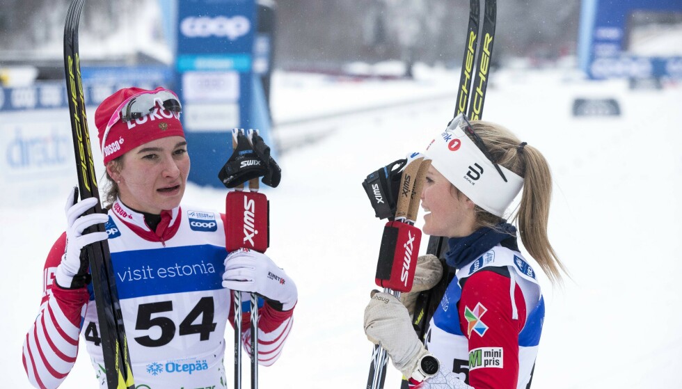 One of the best: It was Natalia Nebrazheva who in several distance races gave Thérèse Juhaug the biggest fight for victory - and overall she was the most complete cross-country skater, according to the World Cup roster.  Photo: NTB Scanpix