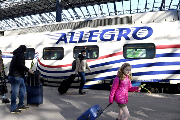 Travel: Many Russians travel by this train to get from Saint Petersburg to Helsinki, Finland.  Photo: Aimee Korhonen / Letikova / Agence France-Presse