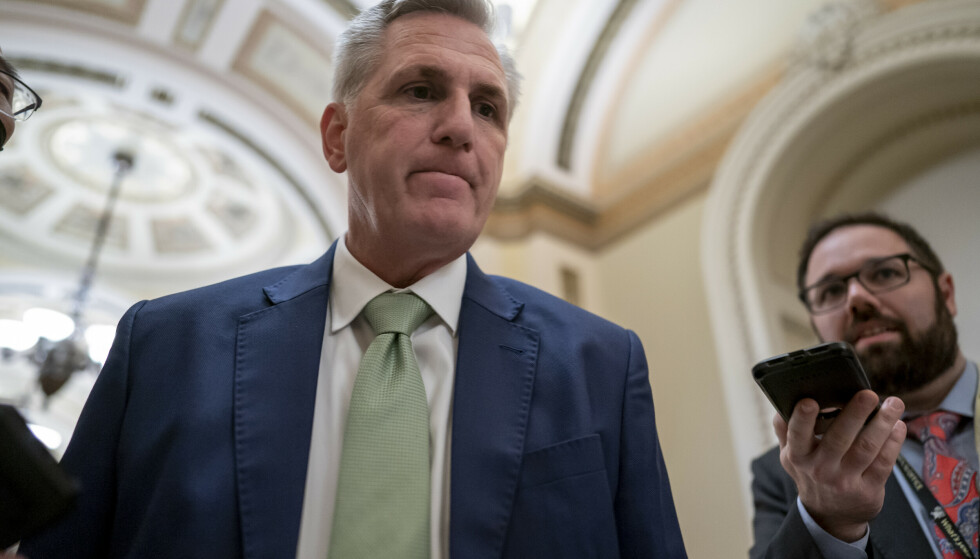 Conversations: House Republican Leader Kevin McCarthy, according to new leaked audio recordings, is telling his party colleagues about conversations he had with former President Donald Trump.  The New York Times writes.  Photo: J. Scott Applewhite/AP/NTB