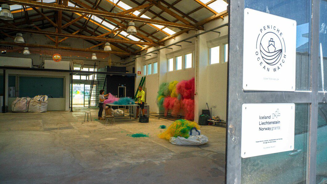 CREATIVE STOCK: The Peniche Ocean Watch is located in an old fish warehouse and receives support from Norwegian EEA funds, among other things.  Photo: Santiago Vergara / TV 2