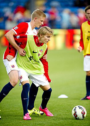 Sent for national team meeting: Morten Thorsby won't be wearing the same jacket as Martin Odegaard here.  Photo: John Olaf Nsvold