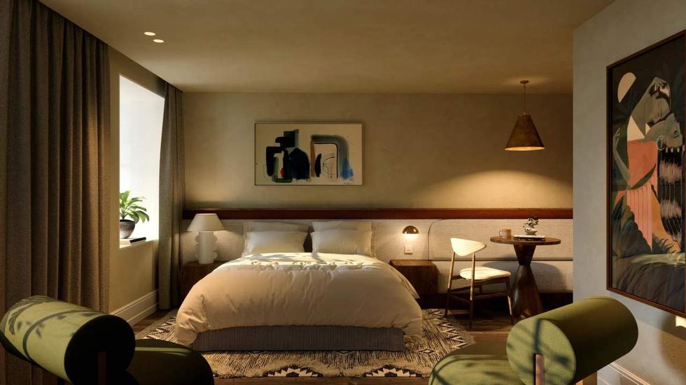 Feeling at home: You can now book a room at the Revier, the first hotel of the Att chain.  Some rooms have their own kitchenette, so you can take the fight to Airbnb.  Photo: Att