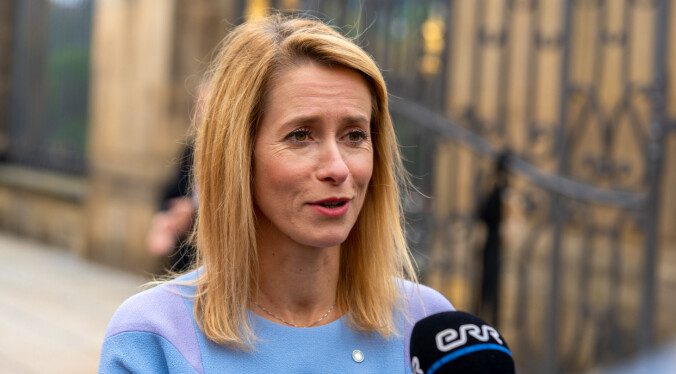 Suffering: Estonian Prime Minister Kaja Kallas reminds Norway that many people in Europe have huge problems paying their energy bills.  His suggestion is to lower gas prices.  Photo: Santiago Vergara/TV2