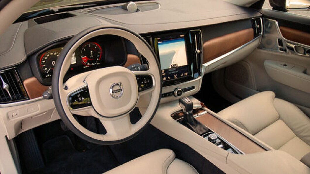 Volvo uses a lot of wood in its most exclusive cars, and this is from today's V90.