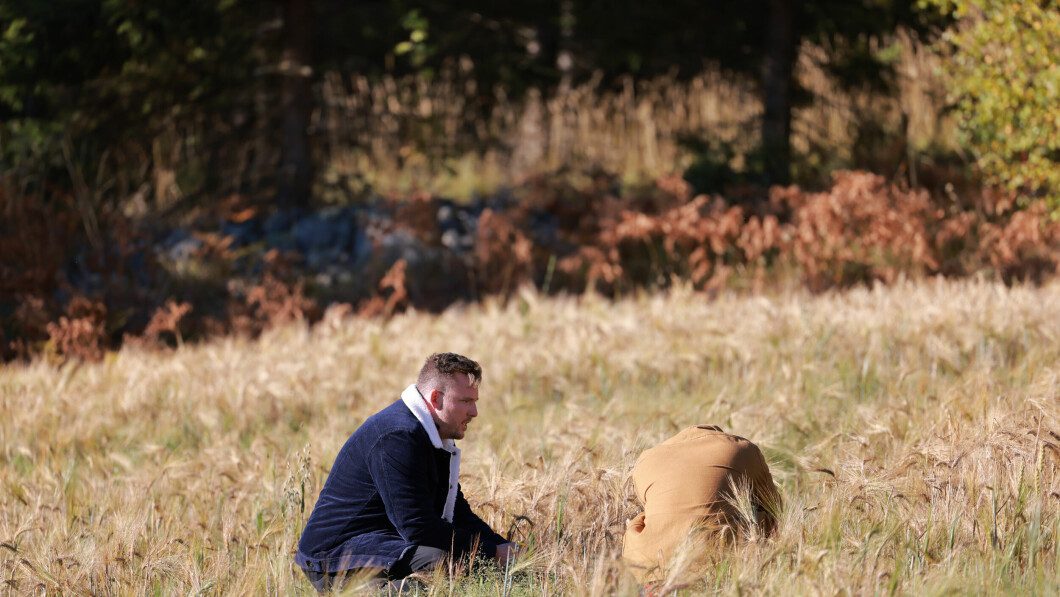 Concern: Program head Niklas Barley inquires with Benjamin about what's wrong.  Photo: Anton Soggiu/TV 2