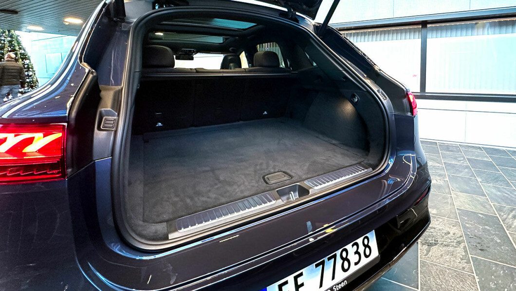 Spacious: the luggage compartment is like the rest of the car: big!