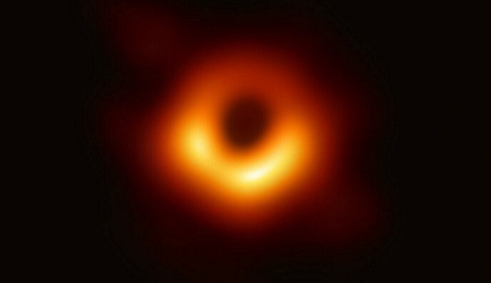 Black hole: In 2019, the first actual image of the space phenomenon black hole was presented.  Image: National Science Foundation